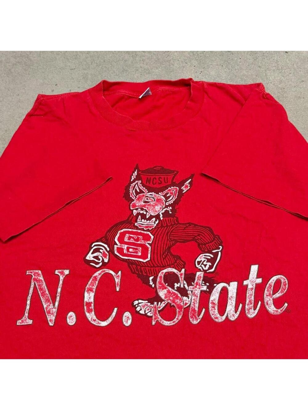 Vintage The Game NC State Wolfpack T-Shirt Mens M Made In USA Single Stitch 90s